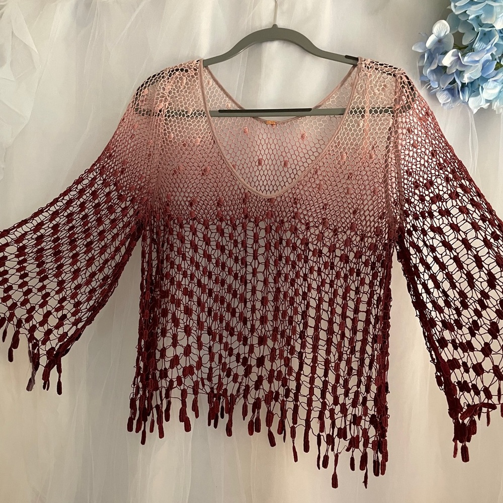 Ombré knit top